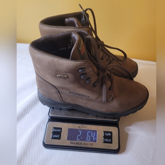Mephisto Tan Lace Up Boots - Picture 2 of 10